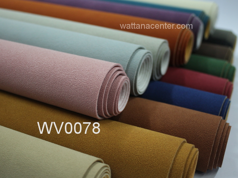 artificial leather, faux suede, PU leather, synthetic leather, ผ้าหนังกลับ, หนังกลับเทียม, หนังทำกระเป๋า, หนังทำรองเท้า, หนังเทียม